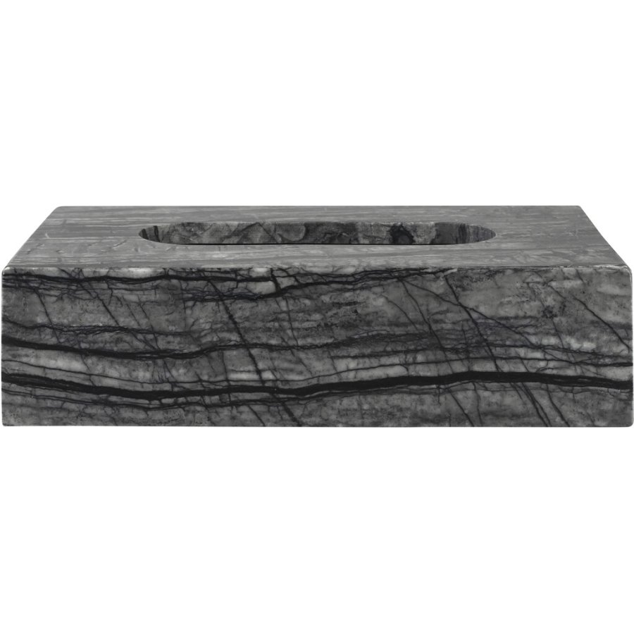 Mette Ditmer Marble Serviettenbox, Schwarz/Grau