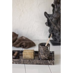 Mette Ditmer Marble Tandbørstekrus, Brun