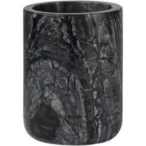Mette Ditmer Marble Tandbørstekrus, Sort/Grå