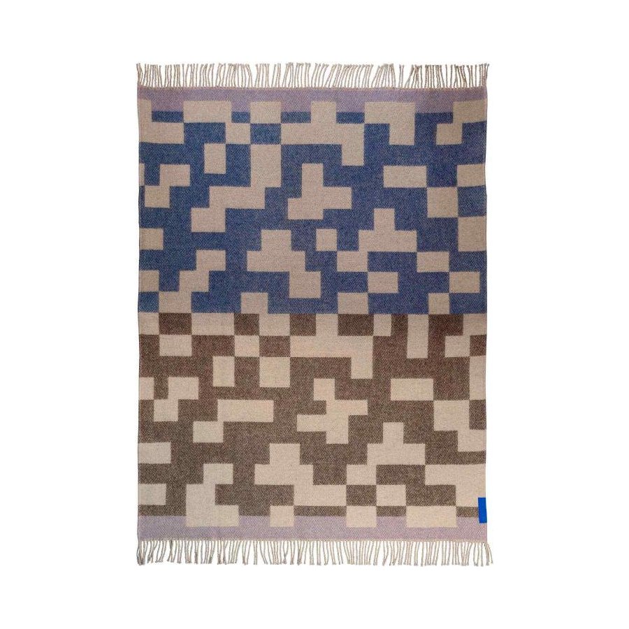 Mette Ditmer Maze Plaid 130x190 cm, Schokolade