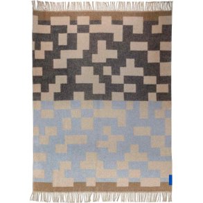 Mette Ditmer Maze Decke 130x190 cm, Hellblau