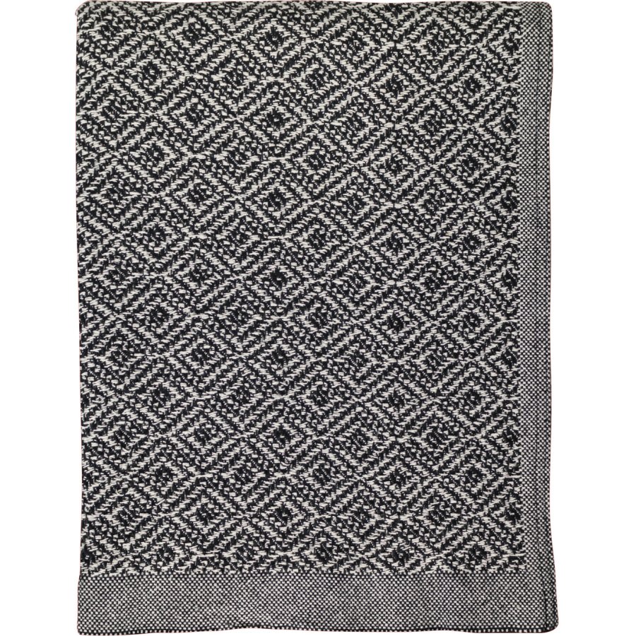 Mette Ditmer Mezzoforte Sengetppe 220x250 cm, Sort/Hvid