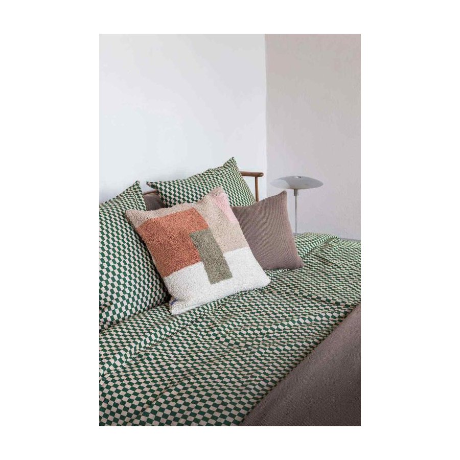 Mette Ditmer Mini Sengetj 200x220 cm, Pine Green/Tan