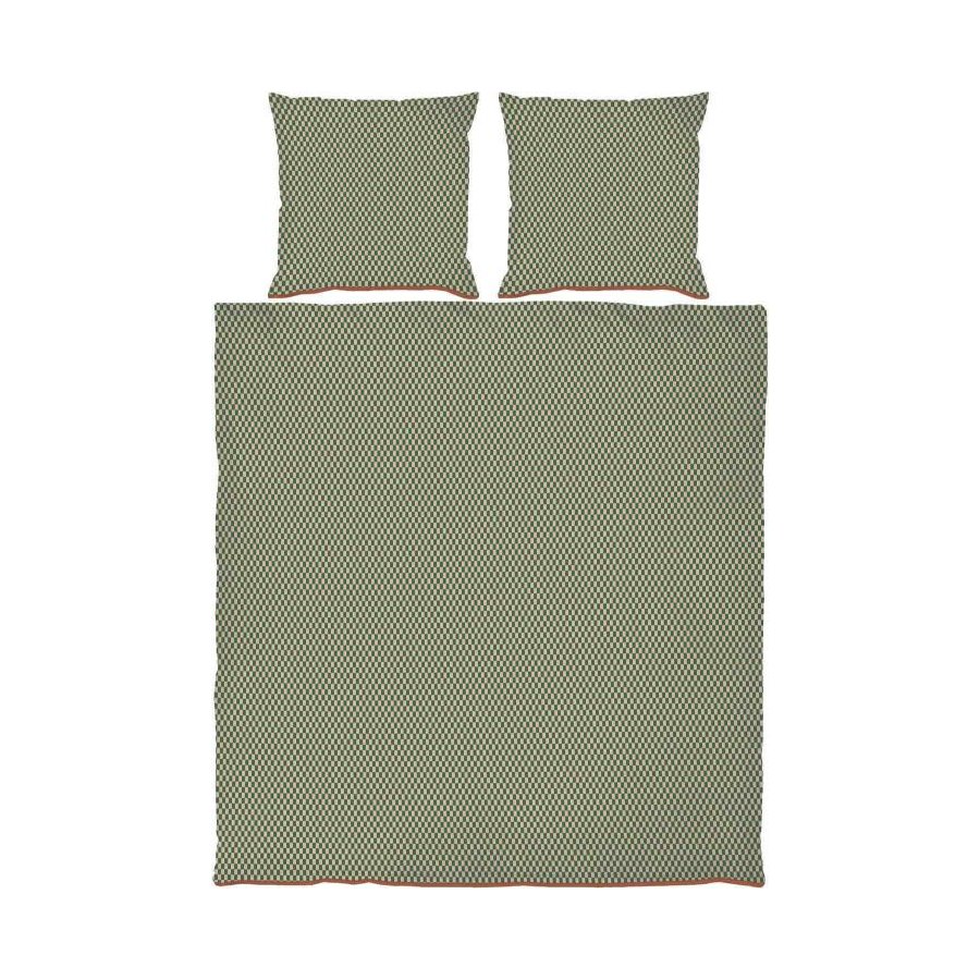 Mette Ditmer Mini Sengetj 200x220 cm, Pine Green/Tan