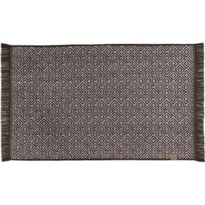Mette Ditmer Morocco Bademåtte 50x80 cm, Chokolade/Off-white