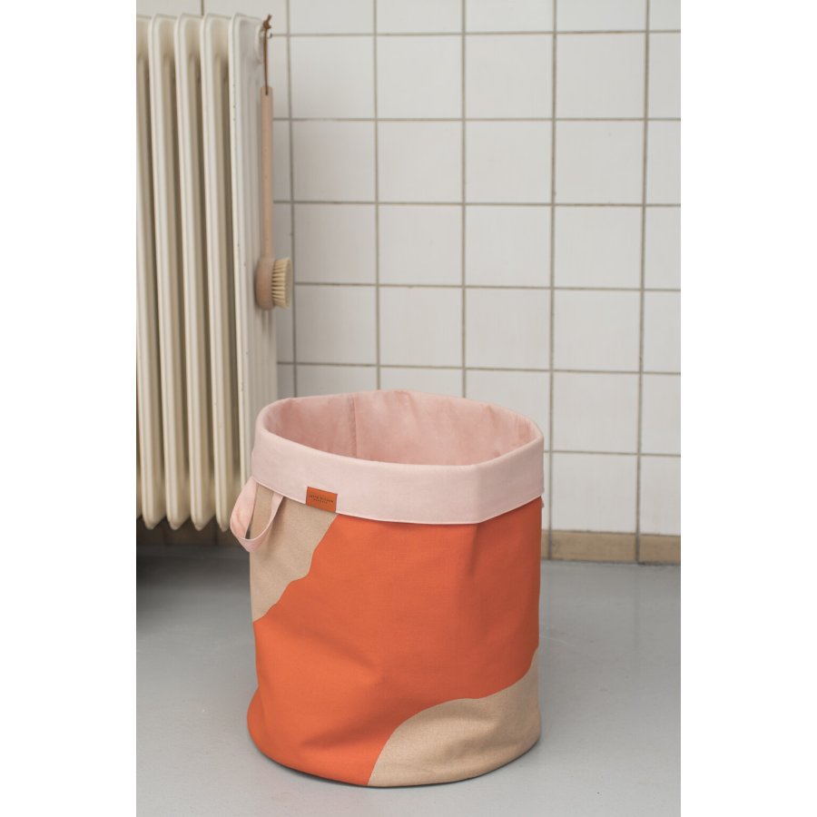 Mette Ditmer Nova Arte Wschekorb H50 cm, Latte/Orange