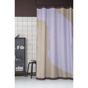 Mette Ditmer Nova Arte Badeforhæng 150x200 cm, Sand/Lilac