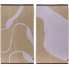 Mette Ditmer Nova Arte Handtuch 2er-Set, 40x55 cm, Sand/Lilac