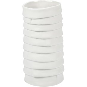Mette Ditmer Ribbon Vase H13 cm, Wei