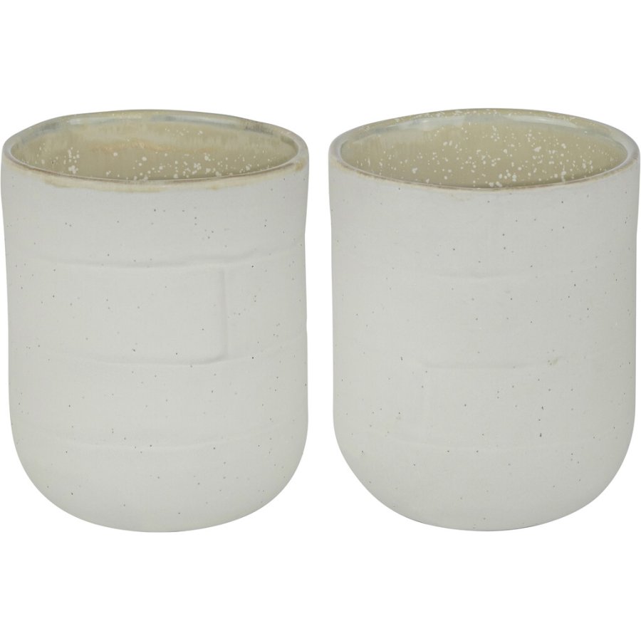 Mette Ditmer Sand Grain Becher 2er Set 30 cl, Straw