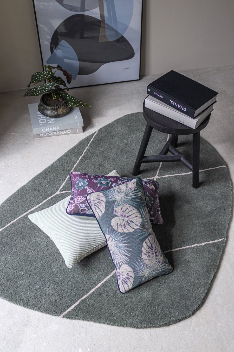 Mette Ditmer Shape Tppe 150x200 cm, Thyme Green