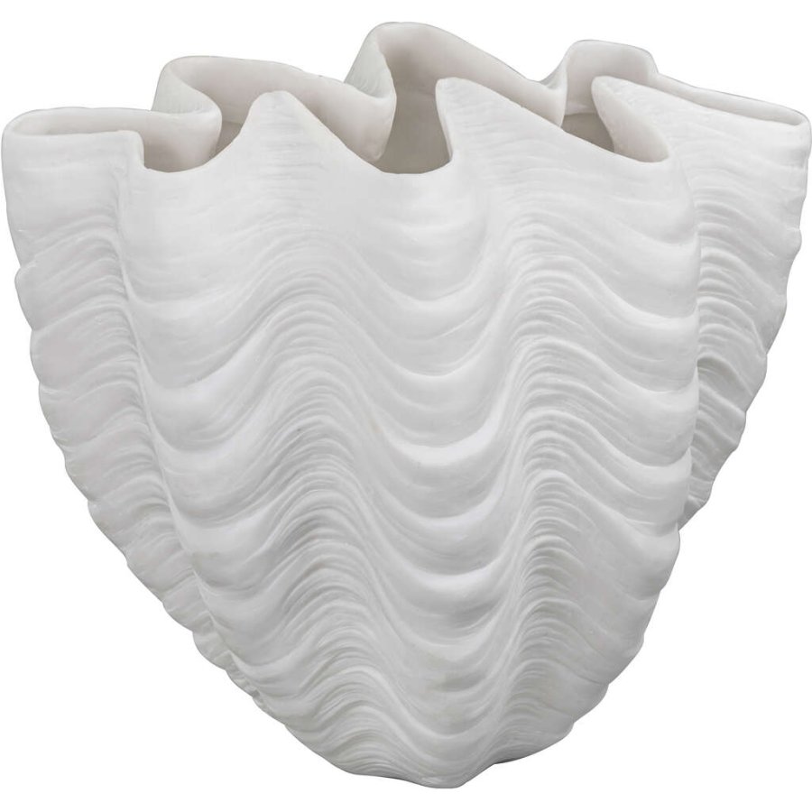 Mette Ditmer Shell Vase H30 cm, Cremefarben