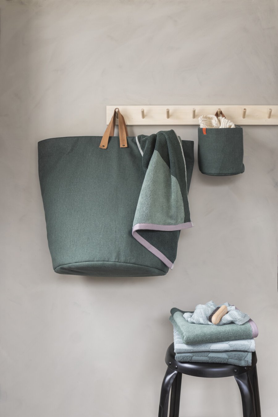 Mette Ditmer Sort-it Wschesack H50 cm, Pine Green