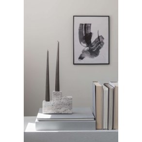 Mette Ditmer Step Lysestage H12 cm, Chalk