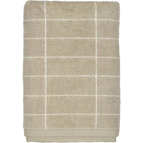Mette Ditmer Tile Stone Håndklæde 70x140 cm, Sand/Off-white