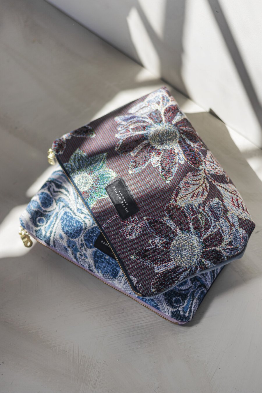 Mette Ditmer Venus Kosmetikpung 23x14 cm, Rose Leaves/Dust Blue