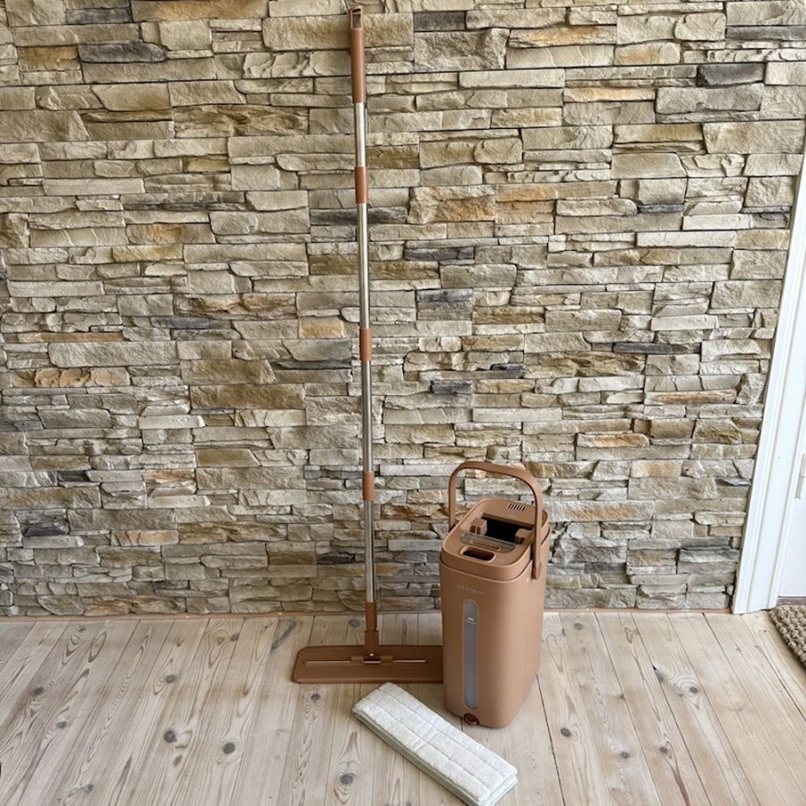 micare FreshMop Technology inkl. 2 Moppeklude, Nordic Beige