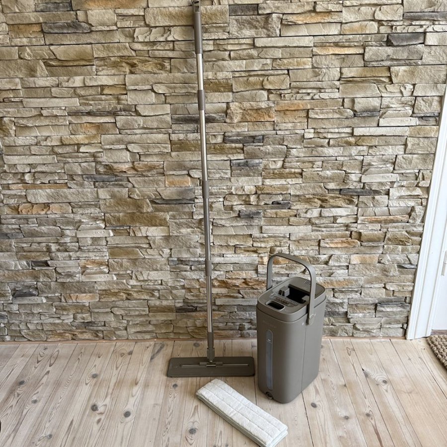 micare FreshMop Technology inkl. 2 Moppeklude, Mocha