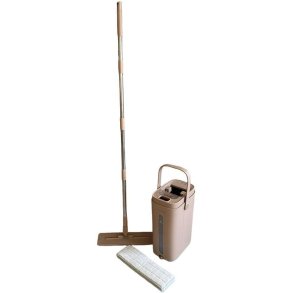 micare FreshMop Technology inkl. 2 Moppeklude, Soft Sand
