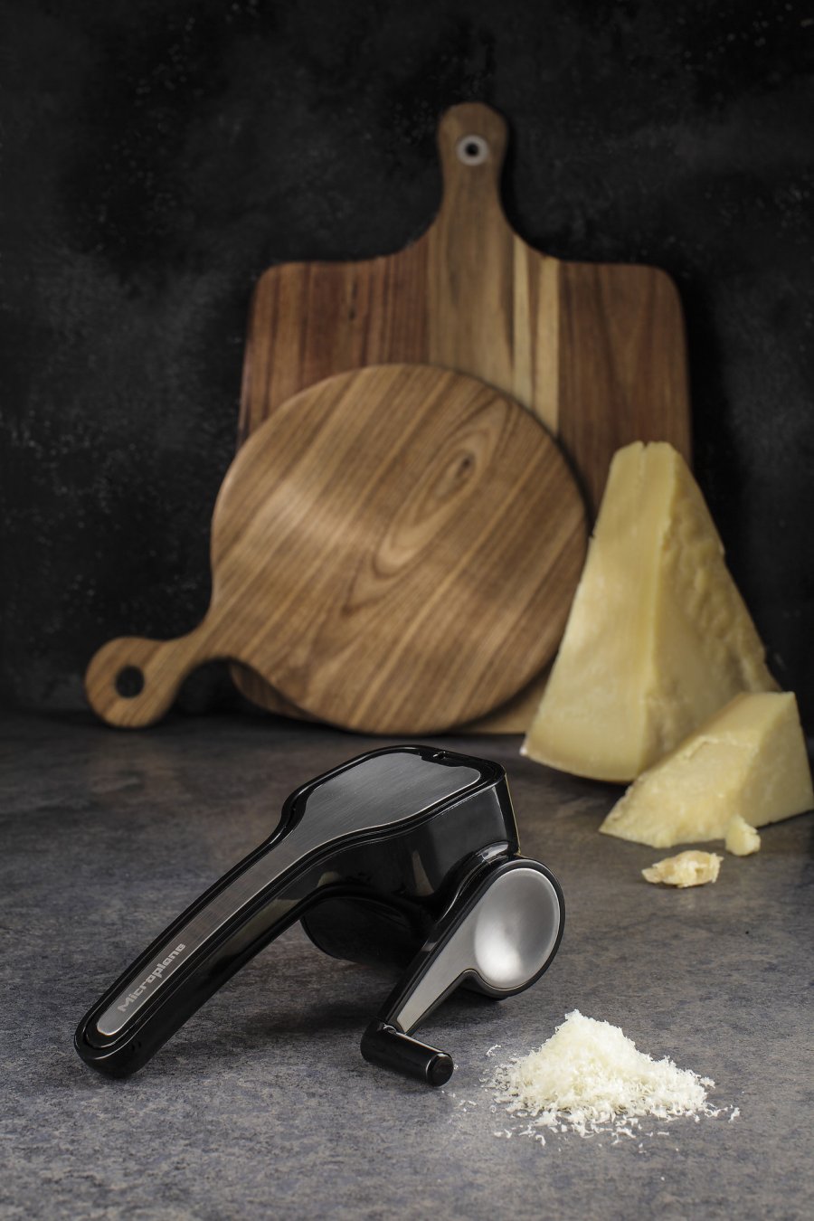 Microplane Mandel/Parmesankvrn, Sort