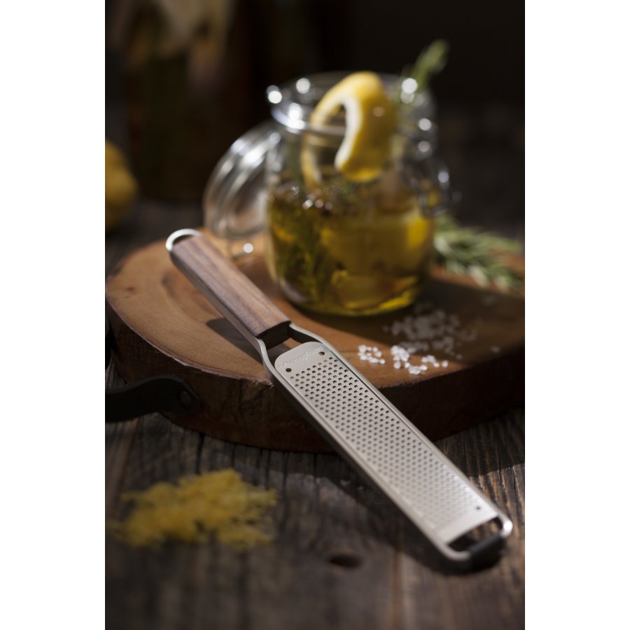 Microplane Master Rivejern Zester, Rustfrit Stl/Valnddetr
