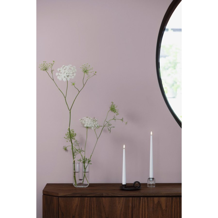 Moods & More Stabkerzen LED 2er Set 2,3xH25 cm, Classic White