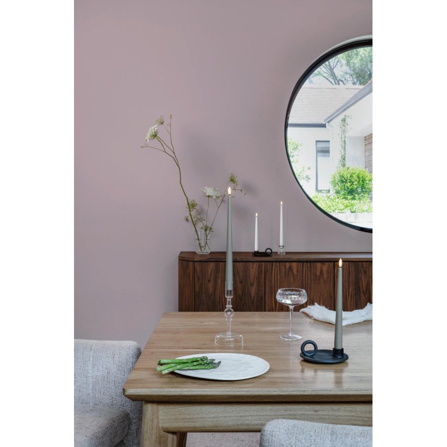 Moods & More Stabkerzen LED 2er Set 2,3xH30 cm, Classic White