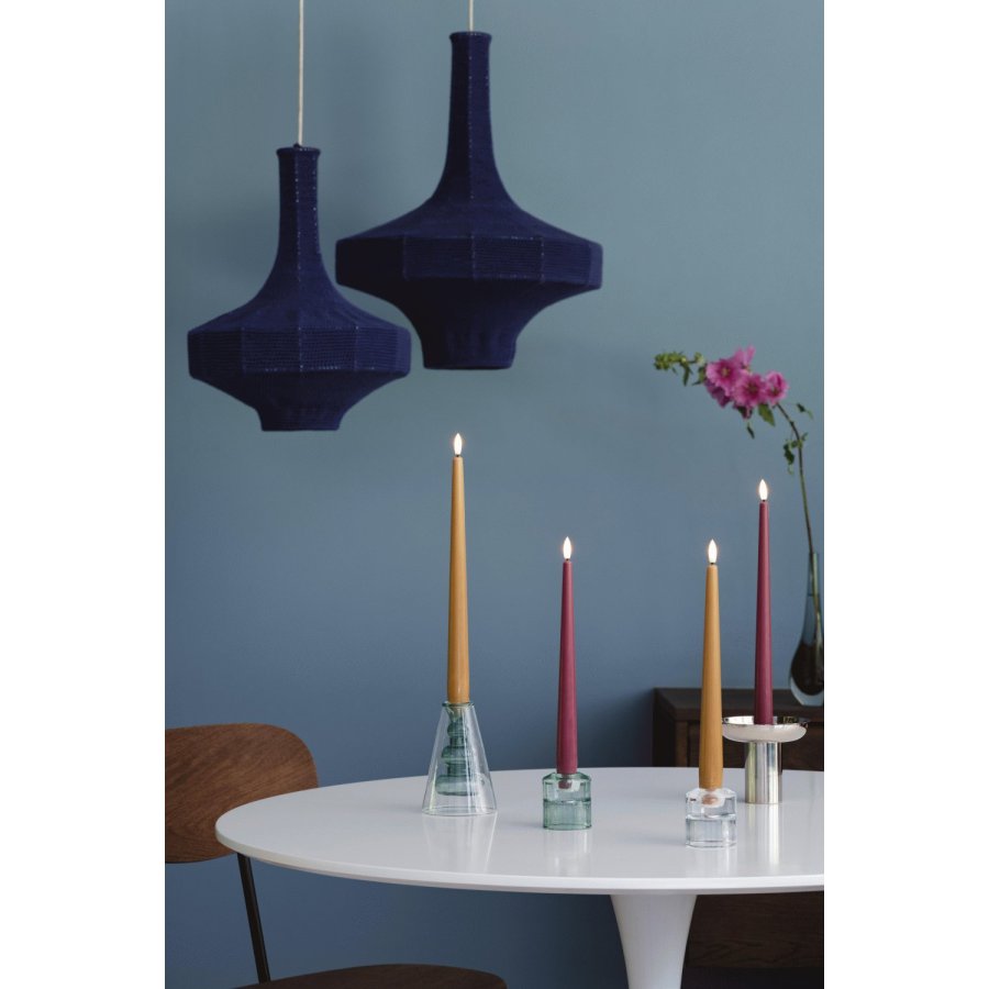 Moods & More Stabkerzen LED 2er Set 2,3xH30 cm, Honey Mustard