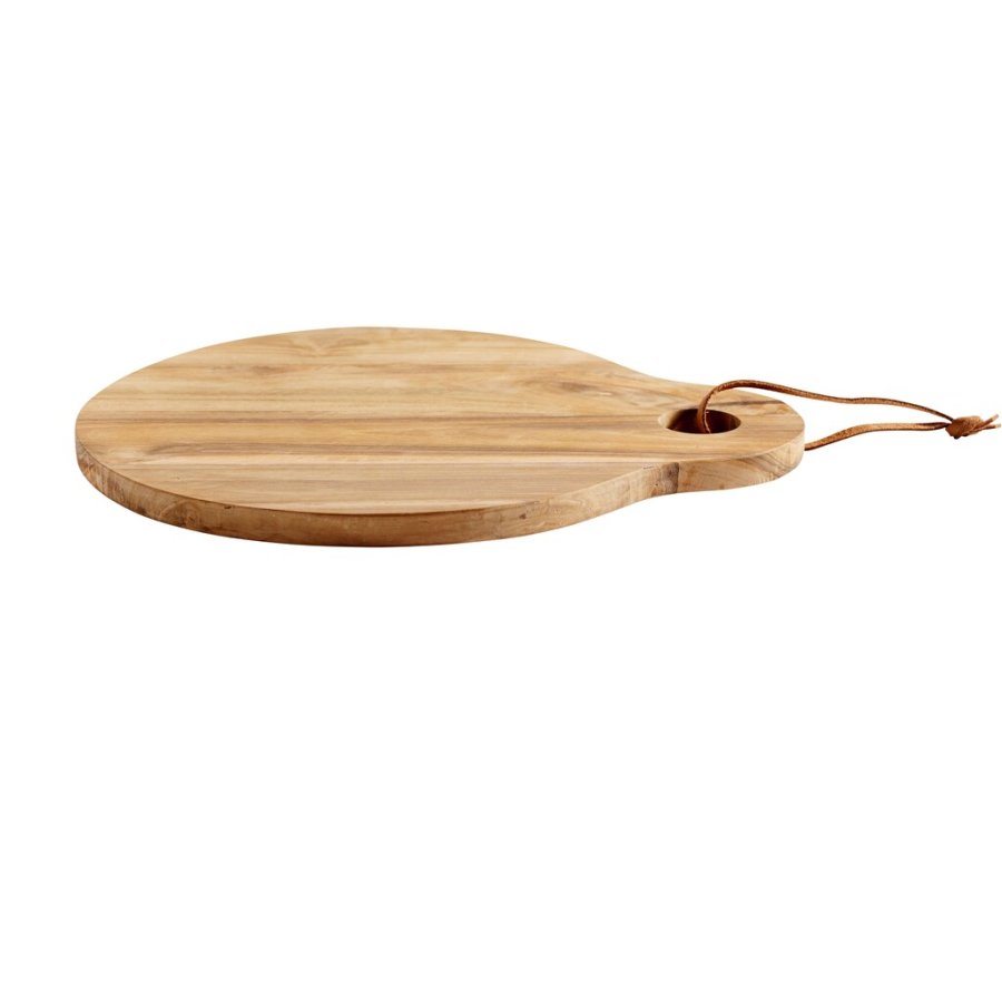 Muubs Base Schneidebrett Round 36 cm, Teak