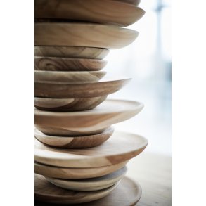 Muubs Base Tallerken 18 cm, Teak