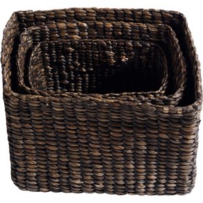 Muubs Keep It All Kurv 3 stk. 28 cm, Sort