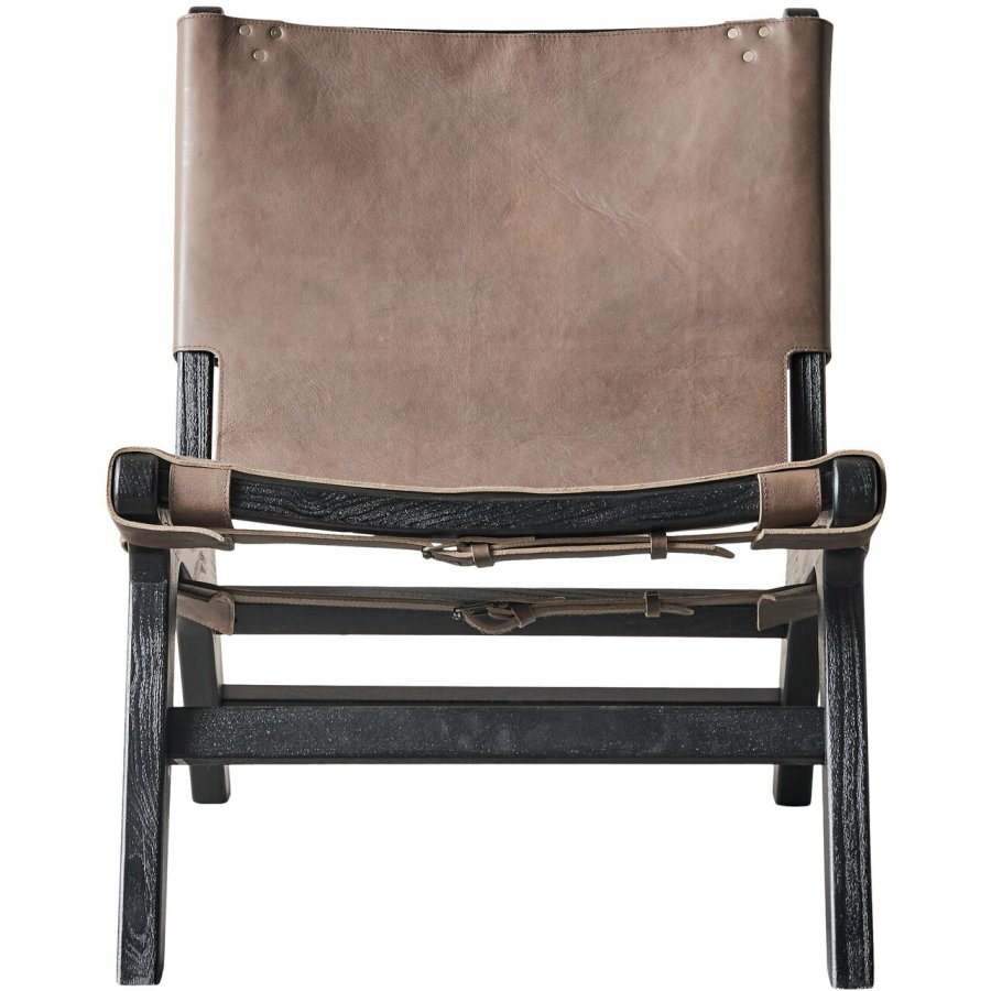 Muubs Philosophy Lounge Chair, Mangoholz/Leder