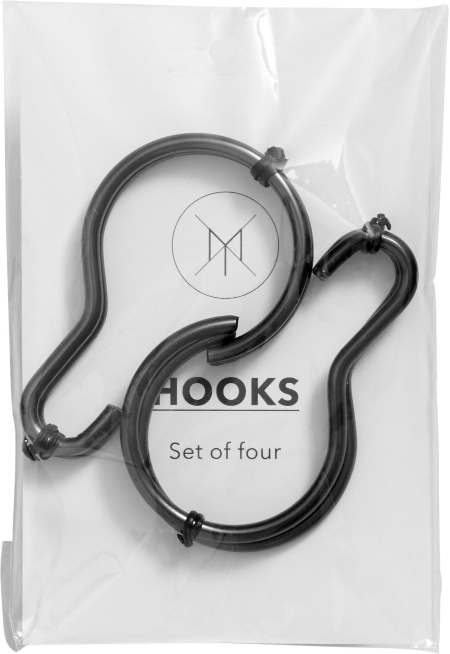 Muubs Copenhagen Haken S 4er Set, Nickel Antik