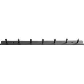 Muubs Atlanta Wandgarderobe 70 cm, Schwarz
