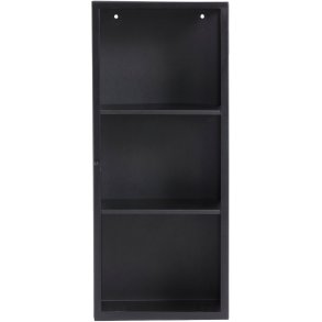 Muubs Atlanta Skab 30x70 cm, Sort/Smoke Glas