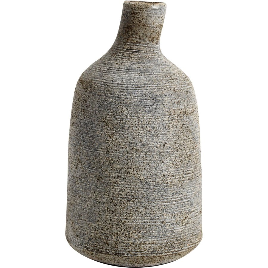 Muubs Stain Vase L H26 cm, Graubraun