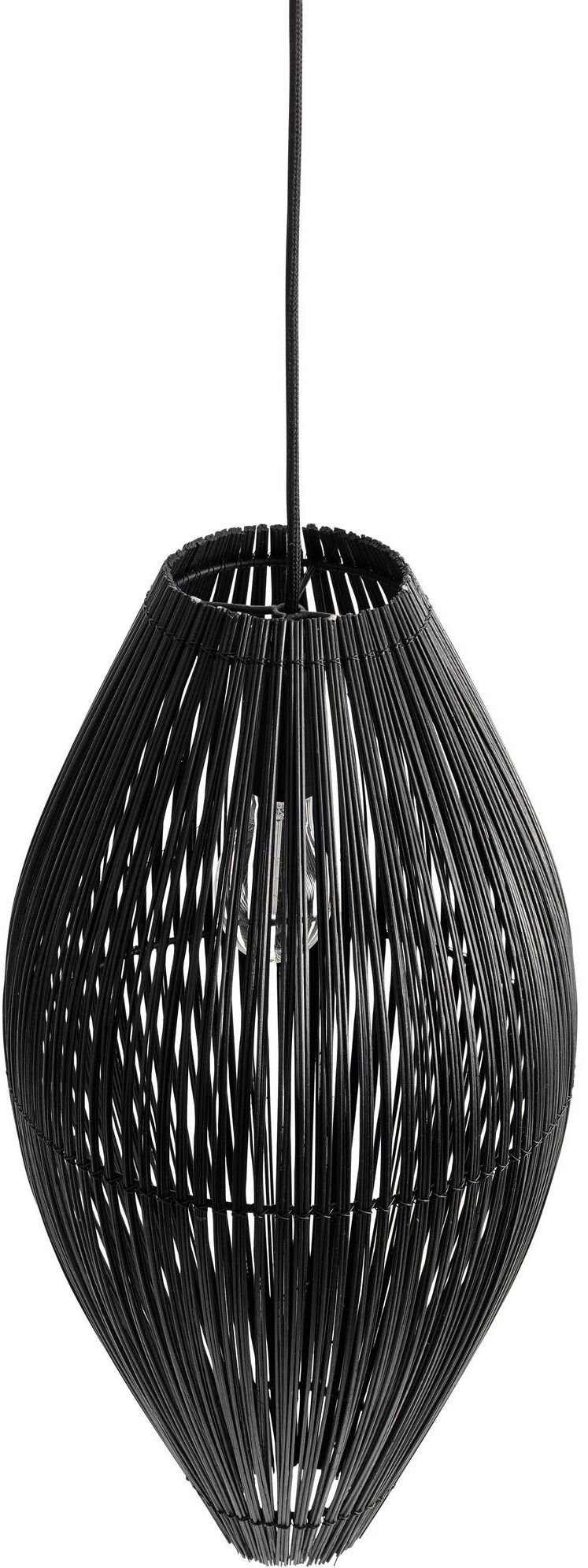 Muubs Fishtrap Lampe M 28 cm, Schwarz