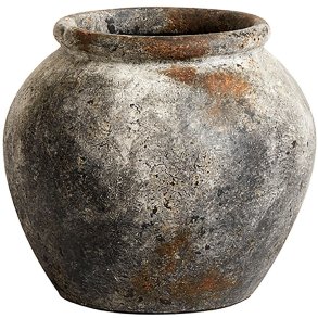Muubs Echo Krukke H25 cm, Rustgrå