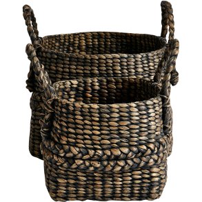 Muubs Kurv 2 stk. 45 cm, Sort
