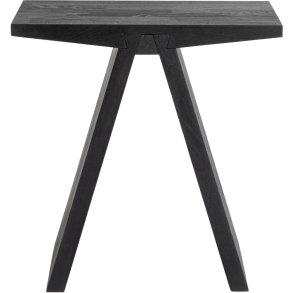 Muubs Angle Hocker H45 cm, Schwarz Gebeizte Esche
