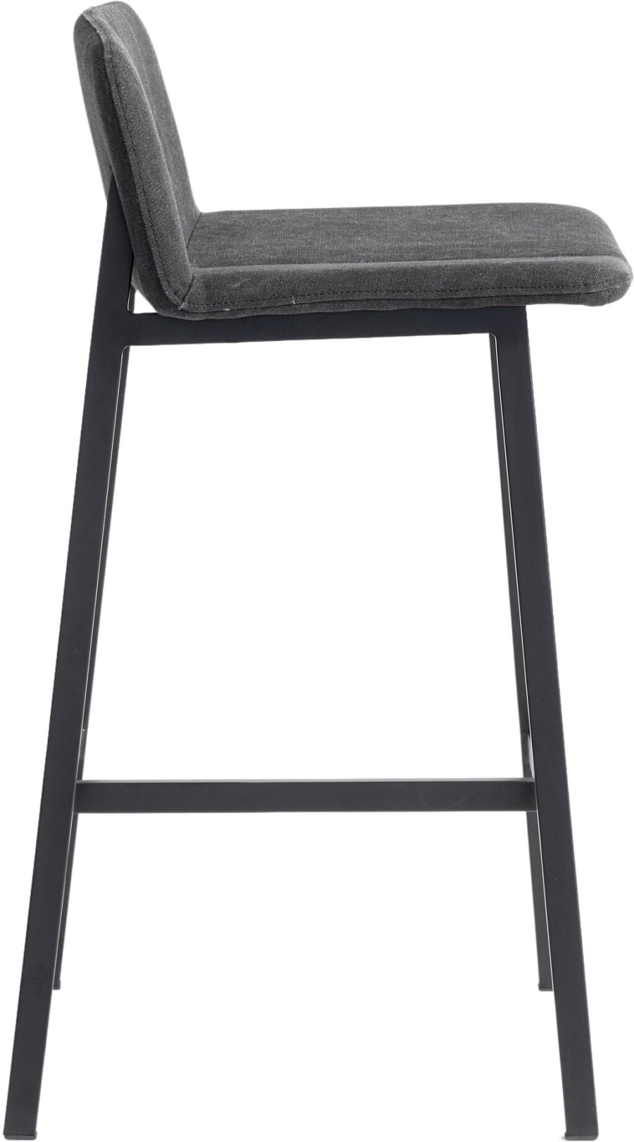Muubs Chamfer Barstol H84 cm, Antracit/Sort
