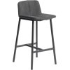 Muubs Chamfer Barstol H84 cm, Antracit/Sort