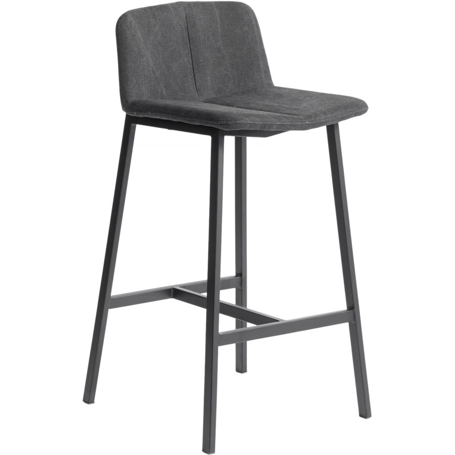 Muubs Chamfer Barstol H84 cm, Antracit/Sort