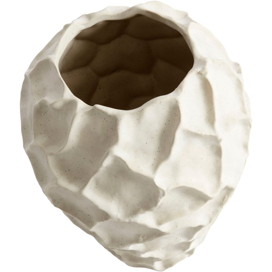 Muubs Soil Vase H21,5 cm, Vanilje