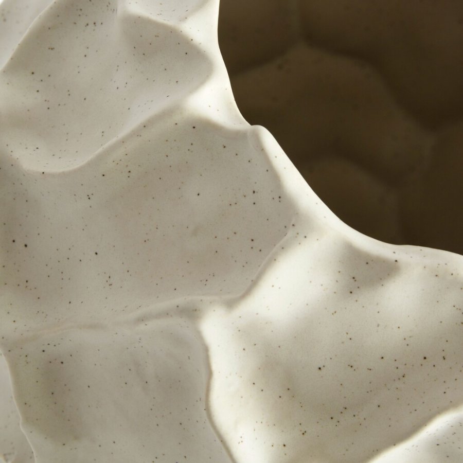 Muubs Soil Vase H21,5 cm, Vanilje