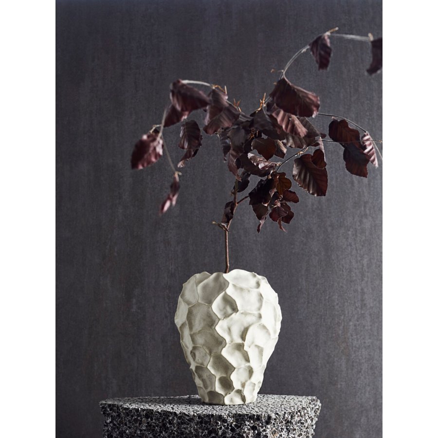 Muubs Soil Vase H21,5 cm, Vanilje