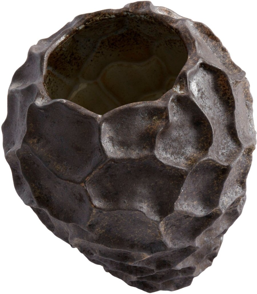 Muubs Soil Vase H21,5 cm, Chokolade