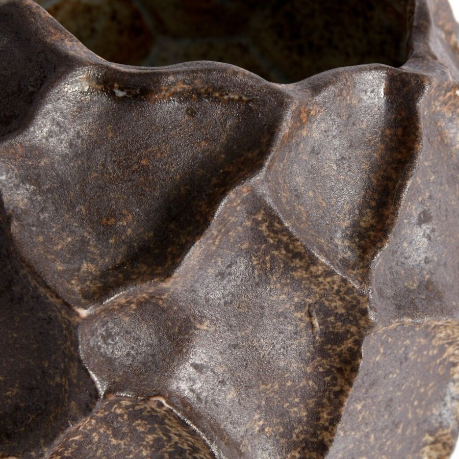 Muubs Soil Vase H21,5 cm, Chokolade
