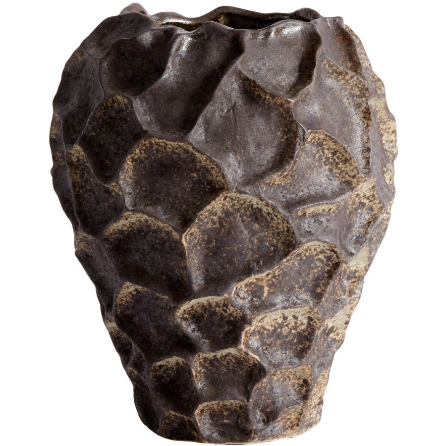 Muubs Soil Vase H21,5 cm, Chokolade