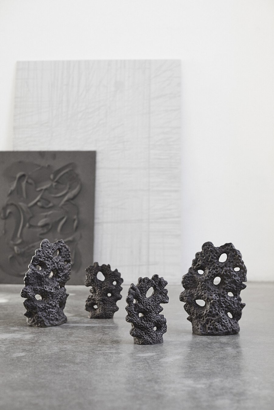 Muubs Soil Skulptur H19 cm, Chokolade